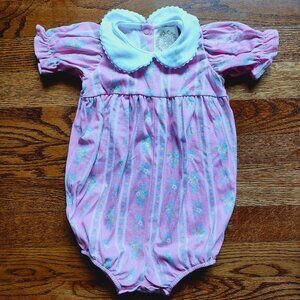 Pink bodysuit with collar - 18m - The Beaufort Bonnet Company